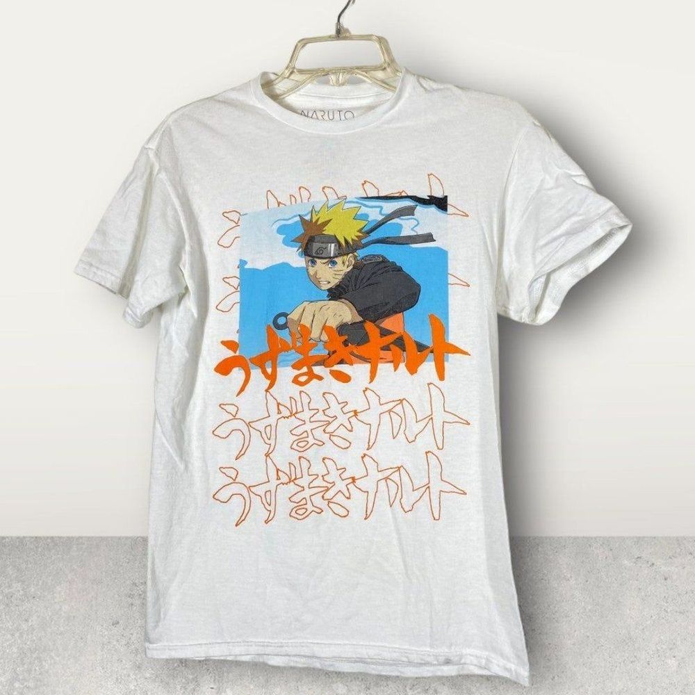 Naruto Shippuden Collection 2002 Masashi Kishimoto Anime Graphic T-Shirt Size S